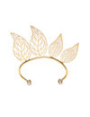 YouBella Fashion Jewellery Gold Plated Leaf Shape Earcuff Earring for Girls and Women - for Single Ear (Gold) (YBEAR_33133)